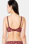 Amante Padded Non Wired Full Coverage T-Shirt Bra - Filigree Pr — thumbnail 3